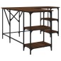 vidaXL Schreibtisch Braun Eichen-Optik 139x139x75 cm Holzwerkstoff vidaXL Schreibtisch Braun Eichen-Optik 139x139x75 cm Holzwerkstoff