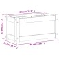 vidaXL Pflanzkübel 60x31x31 cm Massivholz Douglasie vidaXL Pflanzkübel 60x31x31 cm Massivholz Douglasie