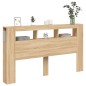 vidaXL LED-Kopfteil Sonoma Eiche 180x18,5x103,5 cm Holzwerkstoff vidaXL LED-Kopfteil Sonoma Eiche 180x18,5x103,5 cm Holzwerkstoff
