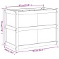 vidaXL Pflanzkübel 90x50x70 cm Massivholz Douglasie vidaXL Pflanzkübel 90x50x70 cm Massivholz Douglasie