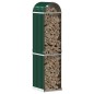 vidaXL Kaminholzunterstand Grün 40x45x170 cm Verzinkter Stahl vidaXL Kaminholzunterstand Grün 40x45x170 cm Verzinkter Stahl