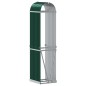 vidaXL Kaminholzunterstand Grün 40x45x170 cm Verzinkter Stahl vidaXL Kaminholzunterstand Grün 40x45x170 cm Verzinkter Stahl