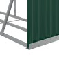 vidaXL Kaminholzunterstand Grün 300x45x100 cm Verzinkter Stahl vidaXL Kaminholzunterstand Grün 300x45x100 cm Verzinkter Stahl