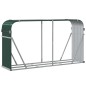 vidaXL Kaminholzunterstand Grün 180x45x100 cm Verzinkter Stahl vidaXL Kaminholzunterstand Grün 180x45x100 cm Verzinkter Stahl