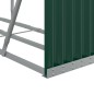 vidaXL Kaminholzunterstand Grün 180x45x100 cm Verzinkter Stahl vidaXL Kaminholzunterstand Grün 180x45x100 cm Verzinkter Stahl