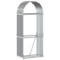 vidaXL Kaminholzunterstand Hellgrau 80x45x190 cm Verzinkter Stahl vidaXL Kaminholzunterstand Hellgrau 80x45x190 cm Verzinkter Stahl