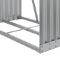 vidaXL Kaminholzunterstand Hellgrau 80x45x190 cm Verzinkter Stahl vidaXL Kaminholzunterstand Hellgrau 80x45x190 cm Verzinkter Stahl