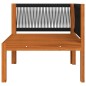 11-tlg. Garten-Lounge-Set mit Kissen Cremeweiß Massivholz Akazie 11-tlg. Garten-Lounge-Set mit Kissen Cremeweiß Massivholz Akazie