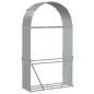 vidaXL Kaminholzunterstand Hellgrau 120x45x210 cm Verzinkter Stahl vidaXL Kaminholzunterstand Hellgrau 120x45x210 cm Verzinkter Stahl