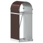 vidaXL Kaminholzunterstand Braun 40x45x100 cm Verzinkter Stahl vidaXL Kaminholzunterstand Braun 40x45x100 cm Verzinkter Stahl