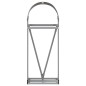 vidaXL Kaminholzunterstand Braun 40x45x100 cm Verzinkter Stahl vidaXL Kaminholzunterstand Braun 40x45x100 cm Verzinkter Stahl