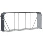 vidaXL Kaminholzunterstand Anthrazit 234x45x100 cm Verzinkter Stahl vidaXL Kaminholzunterstand Anthrazit 234x45x100 cm Verzinkter Stahl