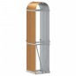 vidaXL Kaminholzunterstand Hellbraun 40x45x170 cm Verzinkter Stahl vidaXL Kaminholzunterstand Hellbraun 40x45x170 cm Verzinkter Stahl