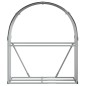 vidaXL Kaminholzunterstand Braun 120x45x140 cm Verzinkter Stahl vidaXL Kaminholzunterstand Braun 120x45x140 cm Verzinkter Stahl