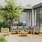vidaXL 7-tlg. Garten-Lounge-Set mit Auflagen Massivholz Akazie vidaXL 7-tlg. Garten-Lounge-Set mit Auflagen Massivholz Akazie