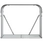 vidaXL Kaminholzunterstand Braun 120x45x100 cm Verzinkter Stahl vidaXL Kaminholzunterstand Braun 120x45x100 cm Verzinkter Stahl