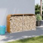 vidaXL Kaminholzunterstand Hellbraun 180x45x100 cm Verzinkter Stahl vidaXL Kaminholzunterstand Hellbraun 180x45x100 cm Verzinkter Stahl
