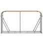 vidaXL Kaminholzunterstand Hellbraun 180x45x100 cm Verzinkter Stahl vidaXL Kaminholzunterstand Hellbraun 180x45x100 cm Verzinkter Stahl