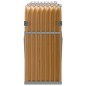 vidaXL Kaminholzunterstand Hellbraun 180x45x100 cm Verzinkter Stahl vidaXL Kaminholzunterstand Hellbraun 180x45x100 cm Verzinkter Stahl