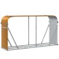 vidaXL Kaminholzunterstand Hellbraun 180x45x100 cm Verzinkter Stahl vidaXL Kaminholzunterstand Hellbraun 180x45x100 cm Verzinkter Stahl