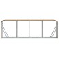 vidaXL Kaminholzunterstand Hellbraun 300x45x100 cm Verzinkter Stahl vidaXL Kaminholzunterstand Hellbraun 300x45x100 cm Verzinkter Stahl