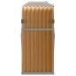 vidaXL Kaminholzunterstand Hellbraun 300x45x100 cm Verzinkter Stahl vidaXL Kaminholzunterstand Hellbraun 300x45x100 cm Verzinkter Stahl