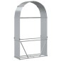 vidaXL Kaminholzunterstand Silbern 120x45x210 cm Verzinkter Stahl vidaXL Kaminholzunterstand Silbern 120x45x210 cm Verzinkter Stahl