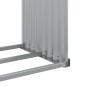 vidaXL Kaminholzunterstand Silbern 120x45x210 cm Verzinkter Stahl vidaXL Kaminholzunterstand Silbern 120x45x210 cm Verzinkter Stahl