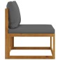 vidaXL 7-tlg. Garten-Lounge-Set mit Auflagen Massivholz Akazie vidaXL 7-tlg. Garten-Lounge-Set mit Auflagen Massivholz Akazie