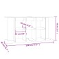 vidaXL Aquariumständer Räuchereiche 120x40x60 cm Holzwerkstoff vidaXL Aquariumständer Räuchereiche 120x40x60 cm Holzwerkstoff