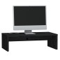 vidaXL Monitorständer Schwarz 50x27x15 cm Massivholz Kiefer vidaXL Monitorständer Schwarz 50x27x15 cm Massivholz Kiefer