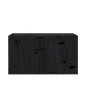 vidaXL Monitorständer Schwarz 50x27x15 cm Massivholz Kiefer vidaXL Monitorständer Schwarz 50x27x15 cm Massivholz Kiefer