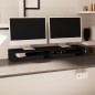 vidaXL Monitorständer Schwarz 100x24x13 cm Massivholz Kiefer vidaXL Monitorständer Schwarz 100x24x13 cm Massivholz Kiefer