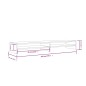 vidaXL Monitorständer Schwarz 100x24x13 cm Massivholz Kiefer vidaXL Monitorständer Schwarz 100x24x13 cm Massivholz Kiefer