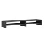 vidaXL Monitorständer Grau 100x24x13 cm Massivholz Kiefer vidaXL Monitorständer Grau 100x24x13 cm Massivholz Kiefer