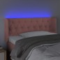 vidaXL LED Kopfteil Rosa 93x16x78/88 cm Samt vidaXL LED Kopfteil Rosa 93x16x78/88 cm Samt