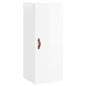 Highboard Hochglanz-Weiß 34,5x34x180 cm Holzwerkstoff Highboard Hochglanz-Weiß 34,5x34x180 cm Holzwerkstoff