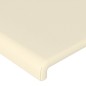 vidaXL Bettgestell mit Kopfteil Creme 200x200 cm Kunstleder vidaXL Bettgestell mit Kopfteil Creme 200x200 cm Kunstleder