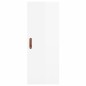 Highboard Hochglanz-Weiß 34,5x34x180 cm Holzwerkstoff Highboard Hochglanz-Weiß 34,5x34x180 cm Holzwerkstoff