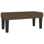 vidaXL Boxspringbett mit Matratze Dunkelbraun 120x200 cm Stoff vidaXL Boxspringbett mit Matratze Dunkelbraun 120x200 cm Stoff