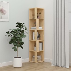 vidaXL Eckregal Sonoma-Eiche 33x33x164,5 cm Holzwerkstoff