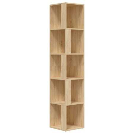 vidaXL Eckregal Sonoma-Eiche 33x33x164,5 cm Holzwerkstoff