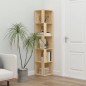 vidaXL Eckregal Sonoma-Eiche 33x33x164,5 cm Holzwerkstoff