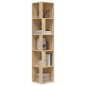 vidaXL Eckregal Sonoma-Eiche 33x33x164,5 cm Holzwerkstoff