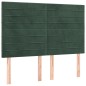 vidaXL Kopfteile 4 Stk. Dunkelgrün 72x5x78/88 cm Samt vidaXL Kopfteile 4 Stk. Dunkelgrün 72x5x78/88 cm Samt