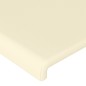 vidaXL LED Kopfteil Creme 180x5x118/128 cm Kunstleder vidaXL LED Kopfteil Creme 180x5x118/128 cm Kunstleder