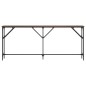 vidaXL Konsolentisch Braun Eichen-Optik 180x23x75 cm Holzwerkstoff vidaXL Konsolentisch Braun Eichen-Optik 180x23x75 cm Holzwerkstoff