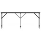 vidaXL Konsolentisch Schwarz 180x23x75 cm Holzwerkstoff vidaXL Konsolentisch Schwarz 180x23x75 cm Holzwerkstoff