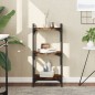 vidaXL Bücherregal 3 Böden Räuchereiche 40x30x86 cm Holzwerkstoff vidaXL Bücherregal 3 Böden Räuchereiche 40x30x86 cm Holzwerkstoff