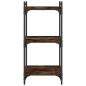 vidaXL Bücherregal 3 Böden Räuchereiche 40x30x86 cm Holzwerkstoff vidaXL Bücherregal 3 Böden Räuchereiche 40x30x86 cm Holzwerkstoff